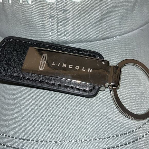 Lincoln Auto Dealer Breast Cancer Pink Ribbon women’s casual Baseball Cap hat - Picture 3 of 6